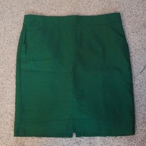 J. Crew FactoryPencil skt in double Serge cotton